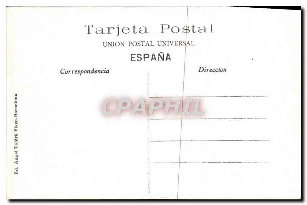 Barcelona, Kathedrale — Klostergänge, Fontäne der Ocas — A.T.V. 260 - Rückseite