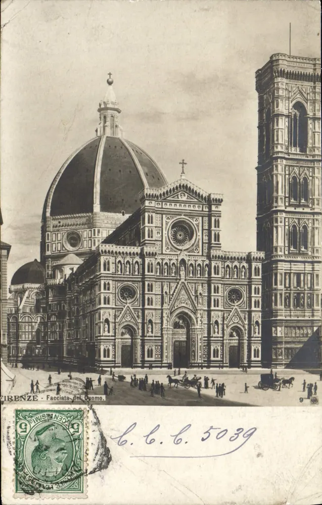 Florença - Facciata del Duomo — DIPPINA, n° 5039 - Frente