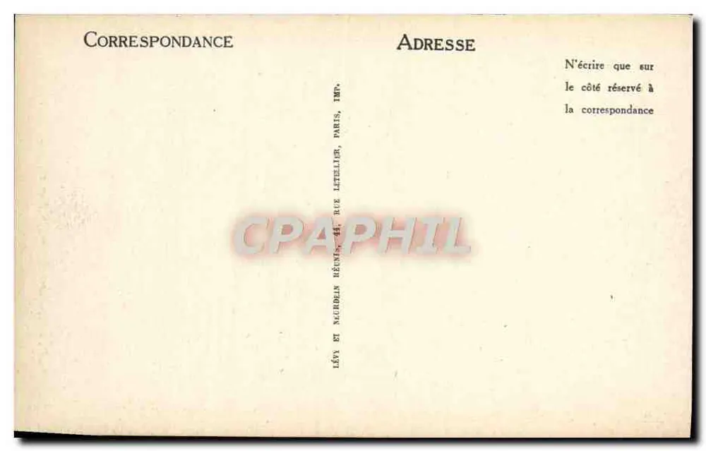 Paris - Notre-Dame - Igreja de Notre-Dame - série 97 - Verso