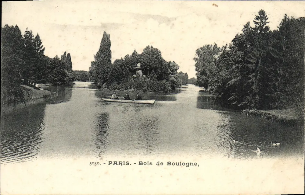 Bois de Boulogne — Paris — n° 5030 — editor não visível - Frente