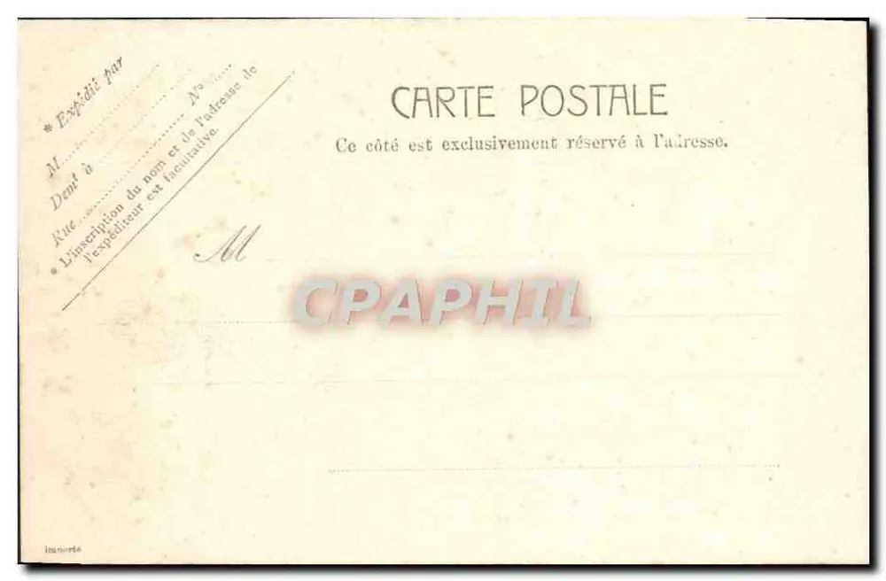 Bois de Boulogne — Paris — n° 5030 — editor não visível - Verso