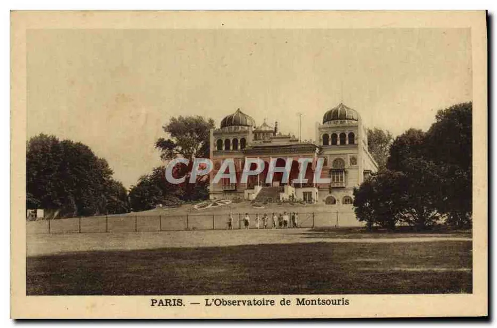 PARIS — El Observatorio de Montsouris - Anverso