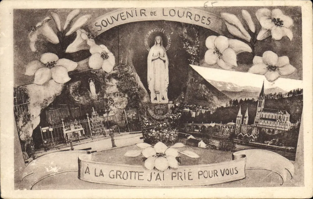 Lourdes — Lembrança de Lourdes — n°65 - Frente