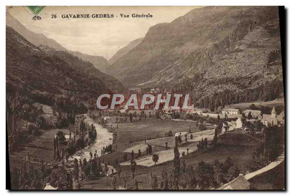 Gavarnie-Gédres — Vista Geral — n° 26 - Frente