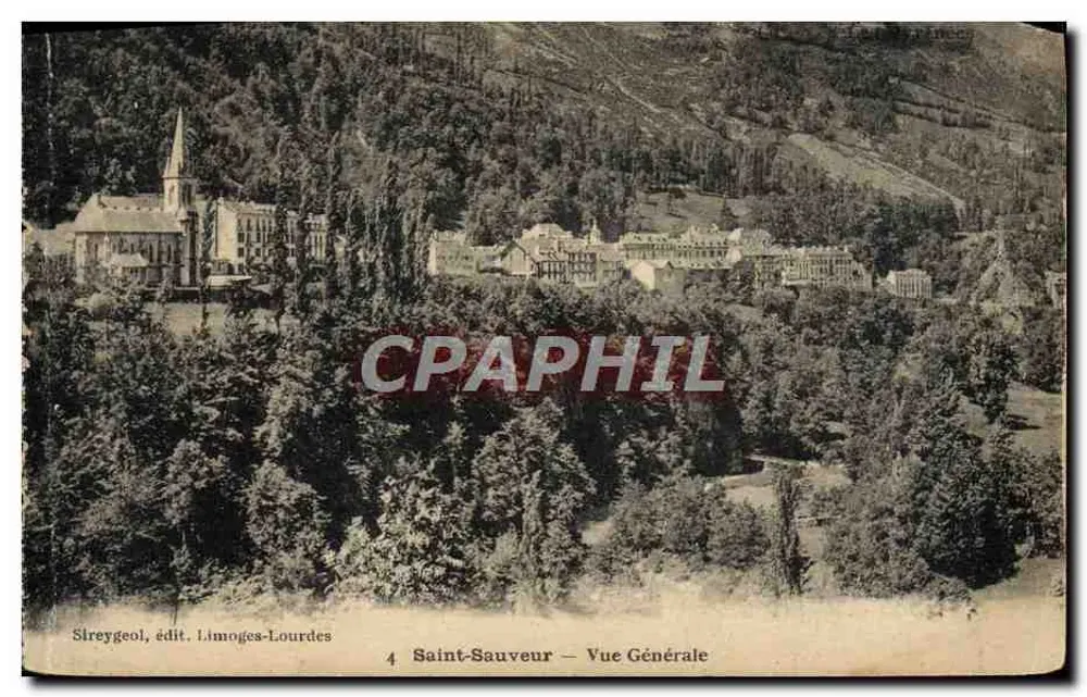 Saint-Sauveur — Vue Générale — Sireygeol, édit. Limoges-Lourdes - Frente