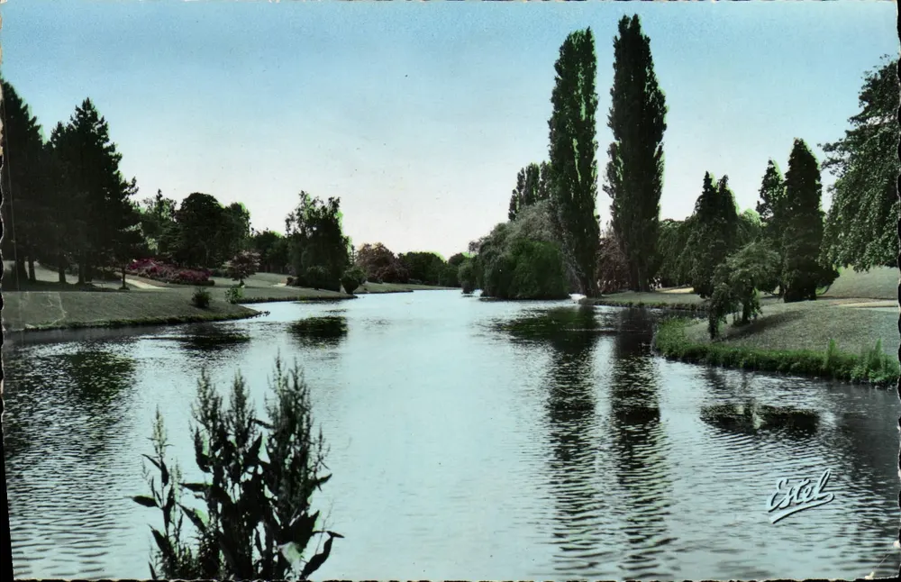 Parque de Barbieux — O lago — Editor Estel, n°1146 - Frente