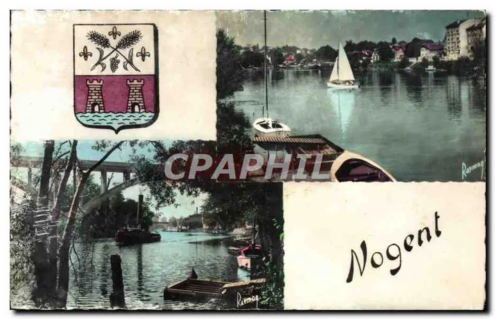 Nogent-sur-Marne — Ansicht des Kanals und des Viaducts — Verlag Raymog, Nr. 313 - Vorderseite