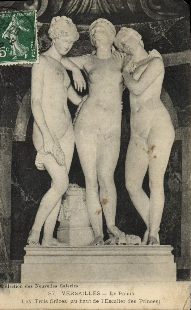 Versailles — Der Palast (oben am Escalier des Princes) — Sammlung der Nouvelles Galeries, Nr. 87 - Vorderseite