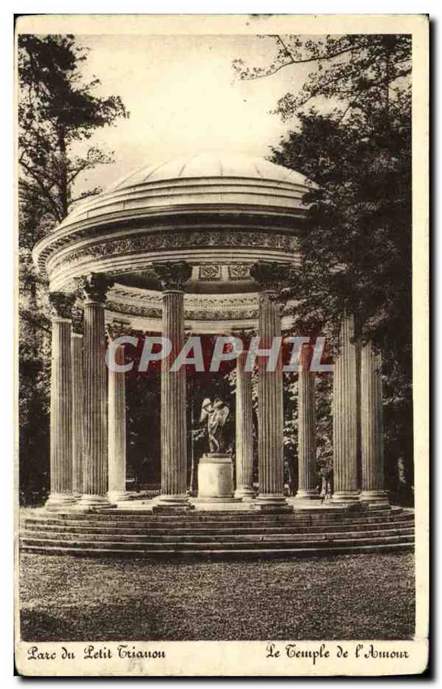 Der Tempel der Liebe — Park des Petit Trianon — unbekannter Verleger - Vorderseite