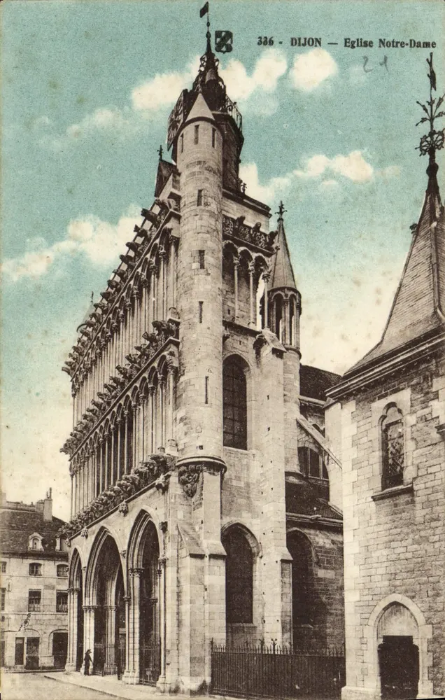 Dijon — Igreja Nossa Senhora — Editor anônimo, n° 386 - Frente