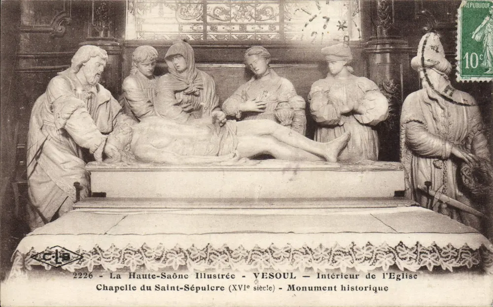 La Haute-Saône Illustrée — Kapelle des Heiligen Grabes (16. Jahrhundert) — VESOUL — Innenraum der Kirche - Vorderseite