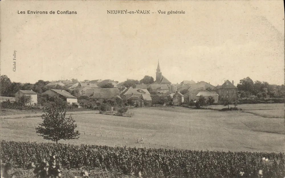 Neukey-en-Vaux — Allgemeiner Blick — Cliché Folley - Vorderseite