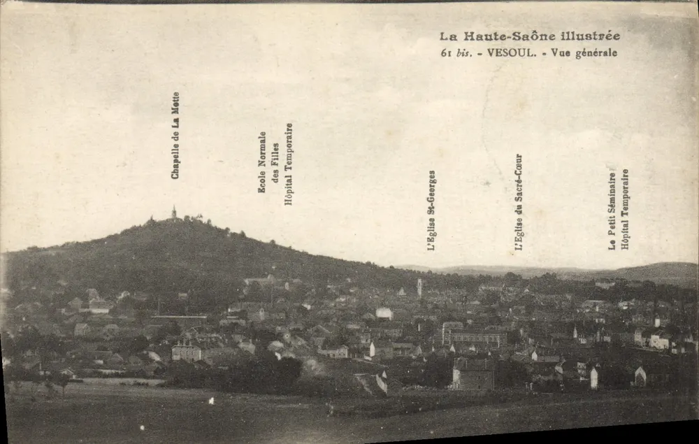 Vesoul — Vista Geral — La Haute-Saône illustrée, n° 61 bis - Frente