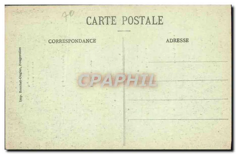 Vesoul — Vista Geral — La Haute-Saône illustrée, n° 61 bis - Verso