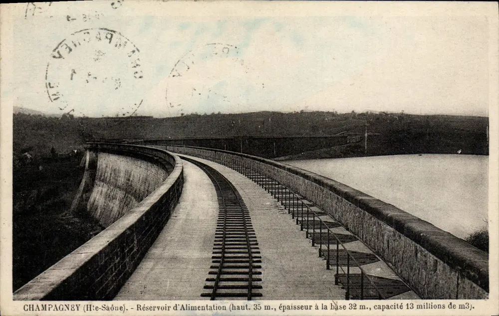 Champagny (Haute-Saône) — Reservatório de Alimentação — H. Adain, Belfort - Frente