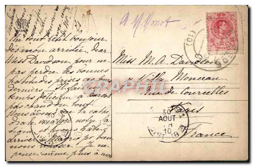 Burgos: Kathedrale, Retabel von Santa Ana — Hausser y Menet, n° 1376 - Rückseite