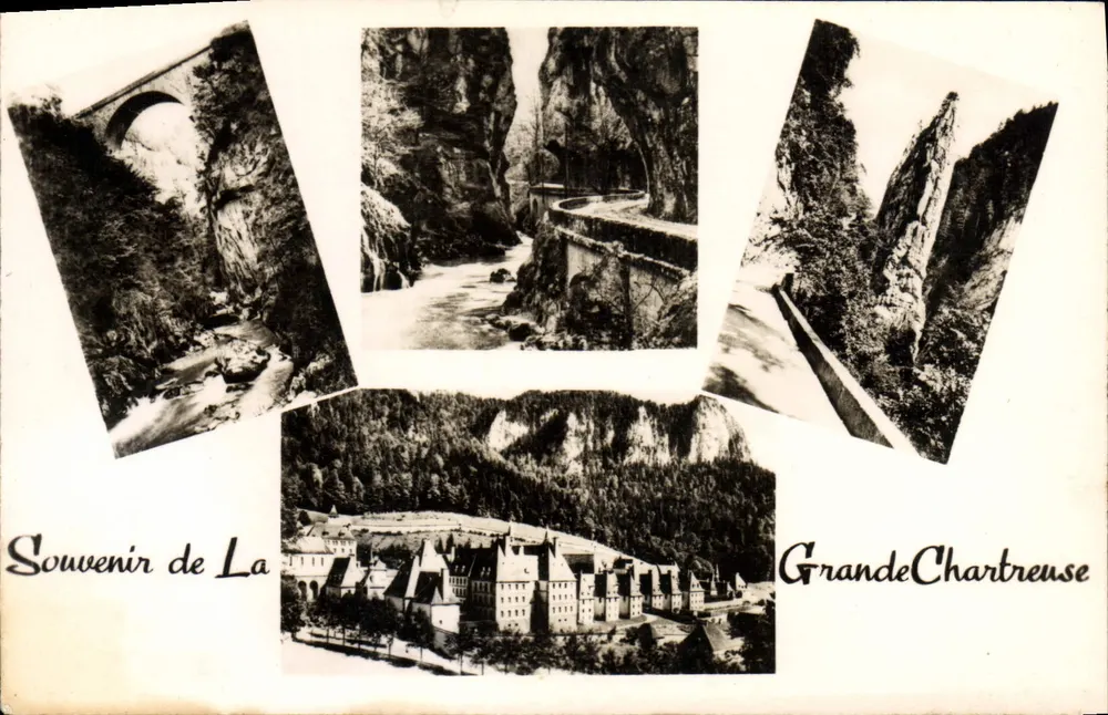 La Grande Chartreuse — Pamiętnik z La Grande Chartreuse — (51) « REAL-PHOTO » C.A.P. - PARIS - Awers