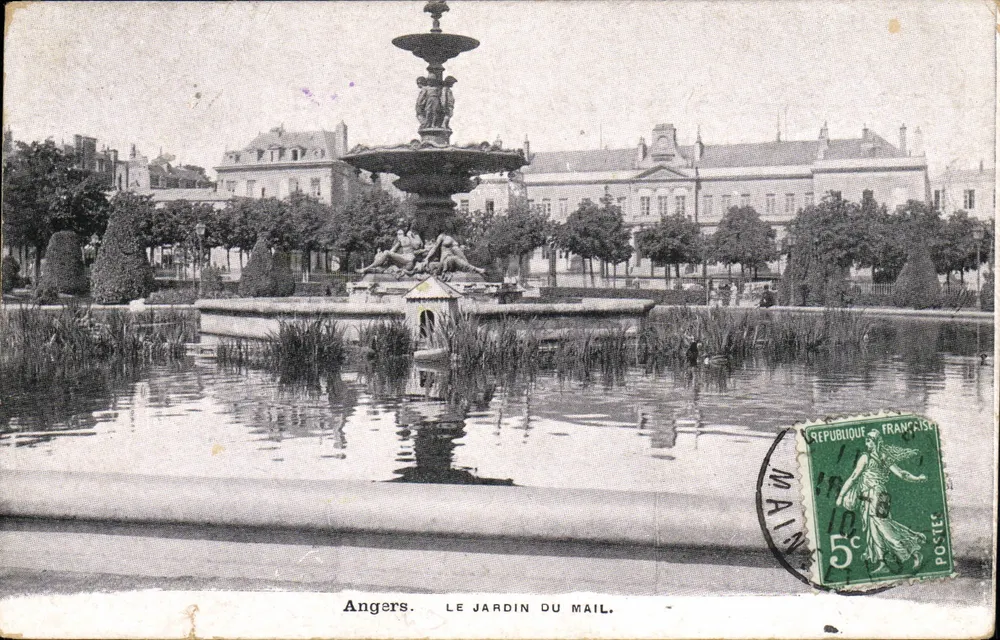 Angers — O Jardim do Mail — editor não visível, número de série não visível - Frente