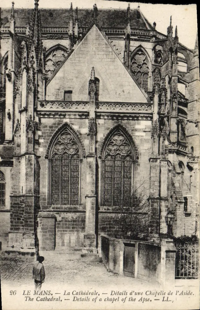 Le Mans — Die Kathedrale — Details einer Kapelle der Asise — LL. — Nr. 26 - Vorderseite