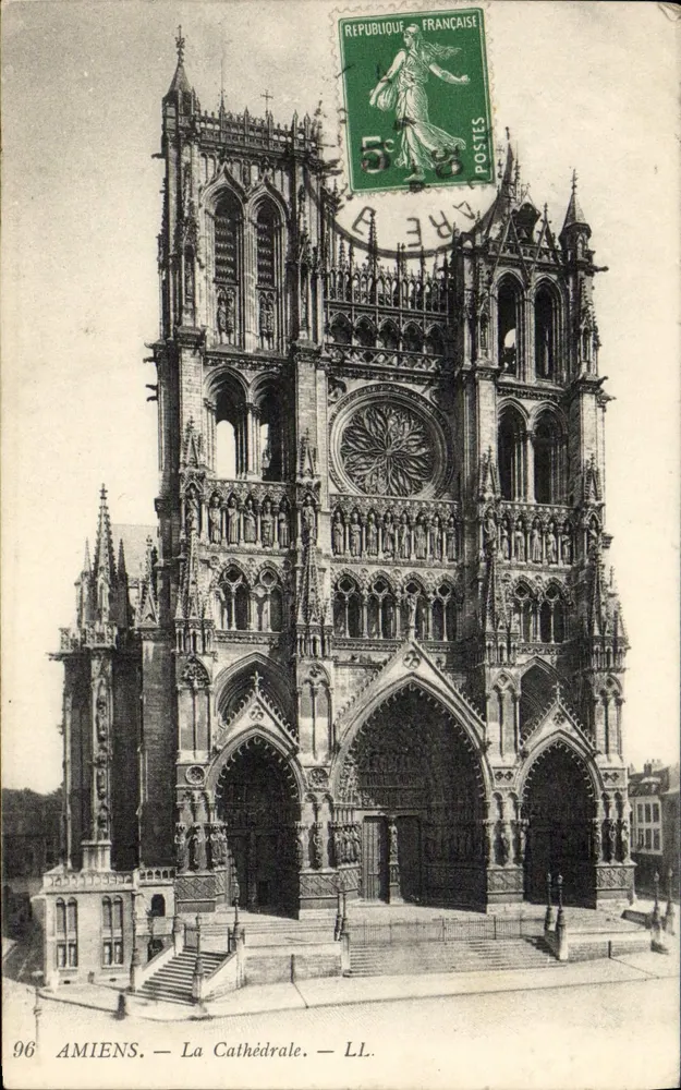 Amiens — A Catedral — LL. — n°96 - Frente