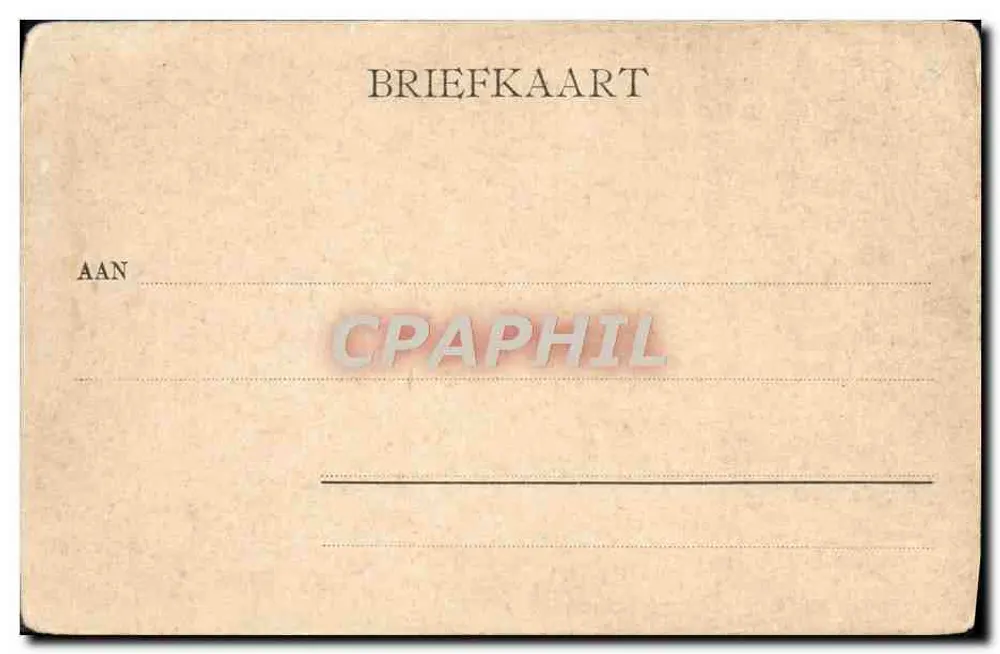 Vondelpark — Amsterdam — Editor J. H. Schaefer, Amsterdam, depositado - Verso