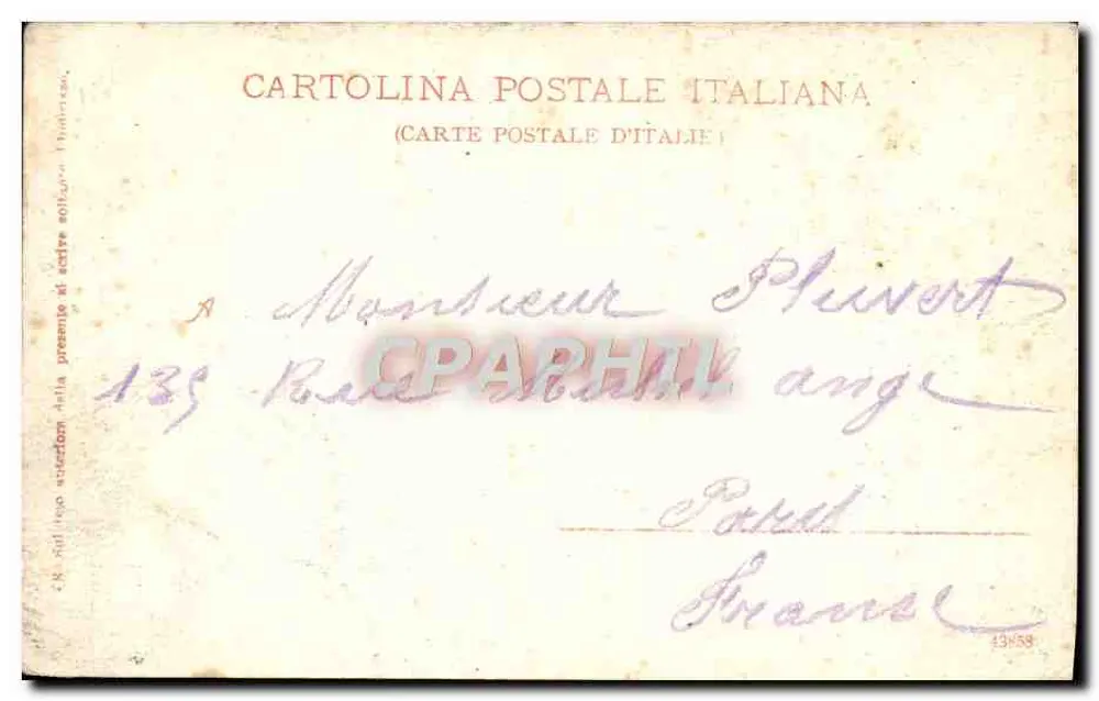 Foro Bonaparte mit dem Garibaldi-Denkmal — Mailand — Magazzini Italiani Cartoline Illustrate, Mailand - Rückseite