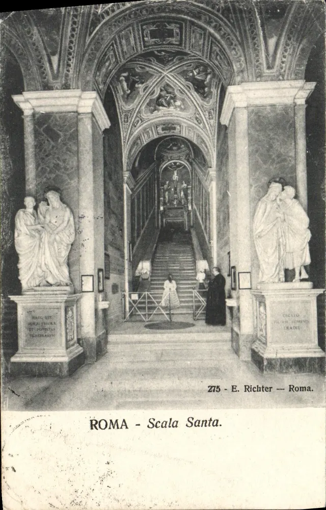 Roma - Scala Santa — E. Richter — n° 275 - Frente