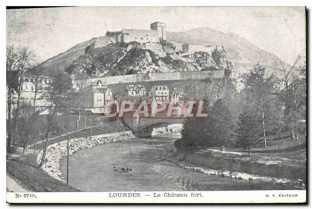 Lourdes — Het sterke kasteel — D. T. Uitgever, n° 97bis - Voorkant