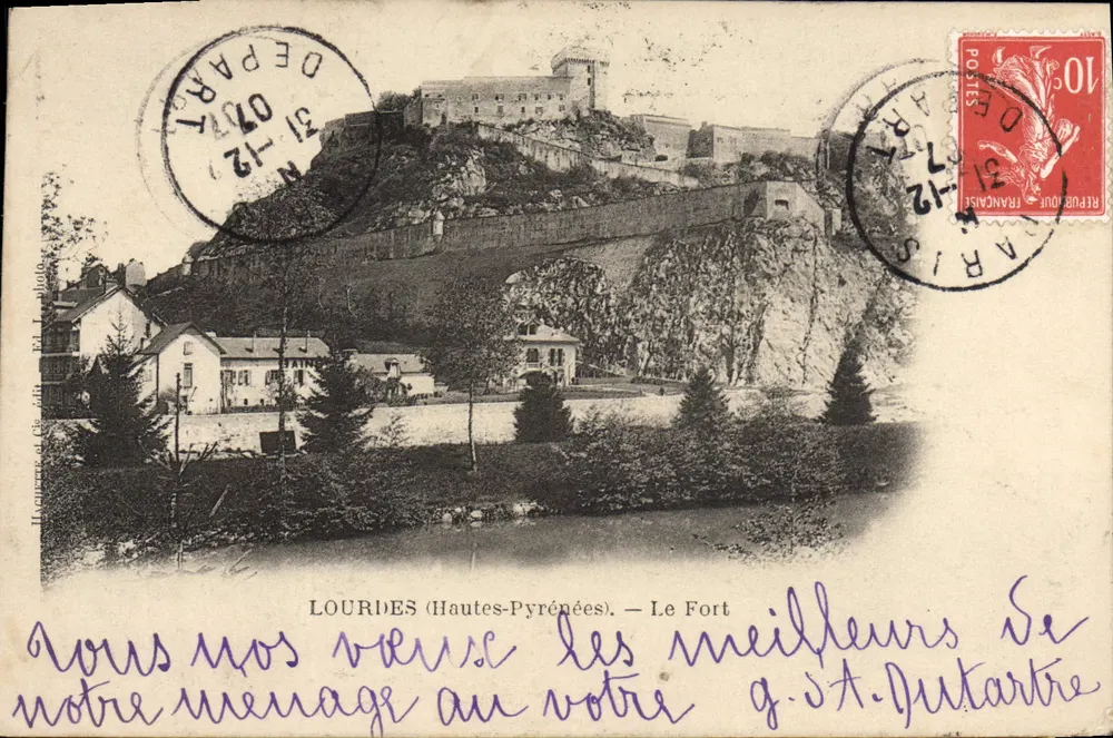 LOURDES (Hautes-Pyrénées) — O Forte — editor H. Lainé - Frente