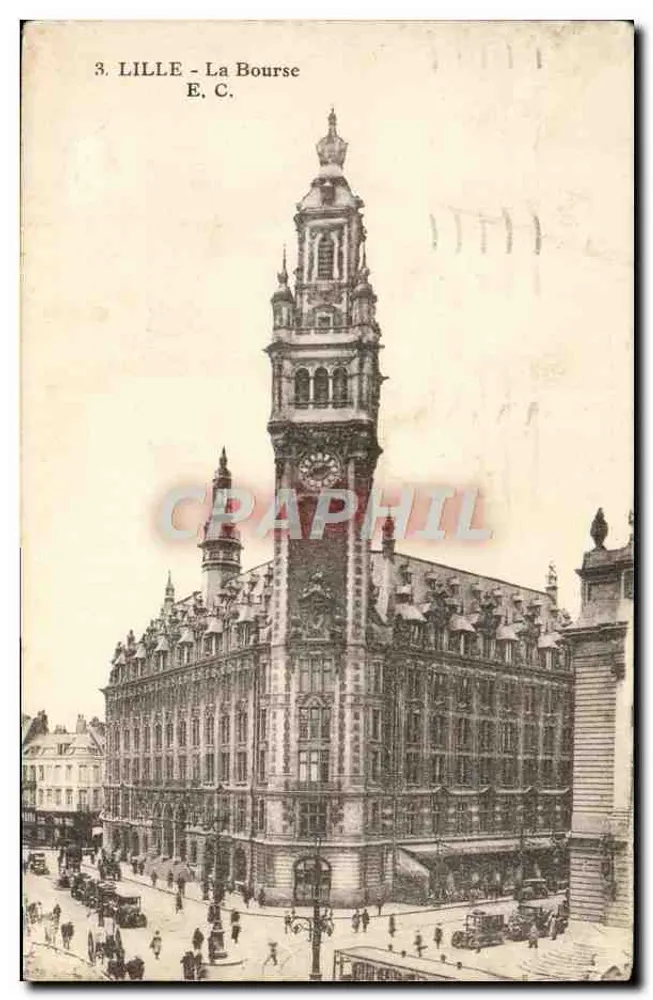 Lille - A Bolsa — Editor E.C. n°3 - Frente