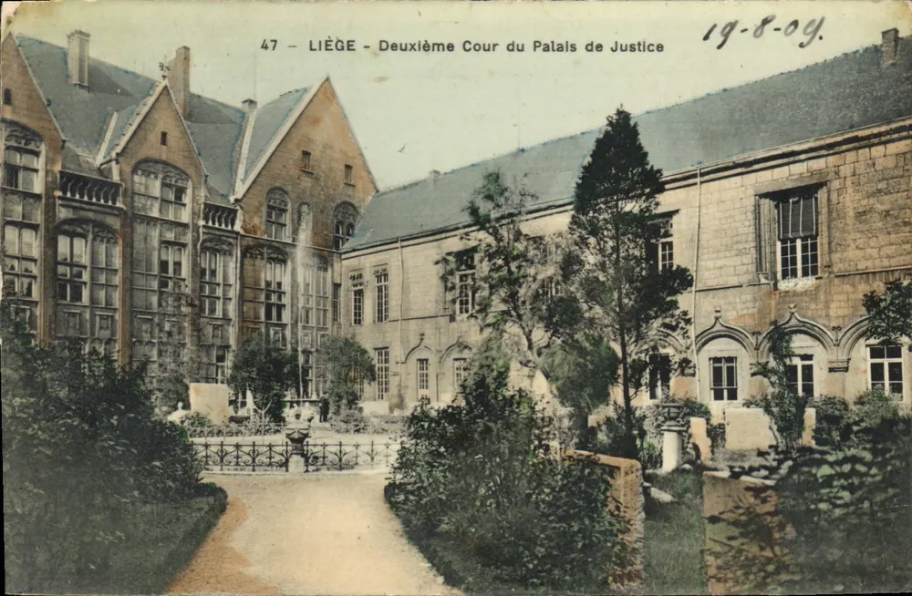 Liège - Zweiter Saal des Palastes der Justiz — Edition des Grand Bazar de la Place Saint-Lambert, n°47 - Vorderseite