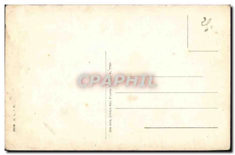 Moinho a água — paisagem alpina — editor A. L. - N. 2248 - Verso