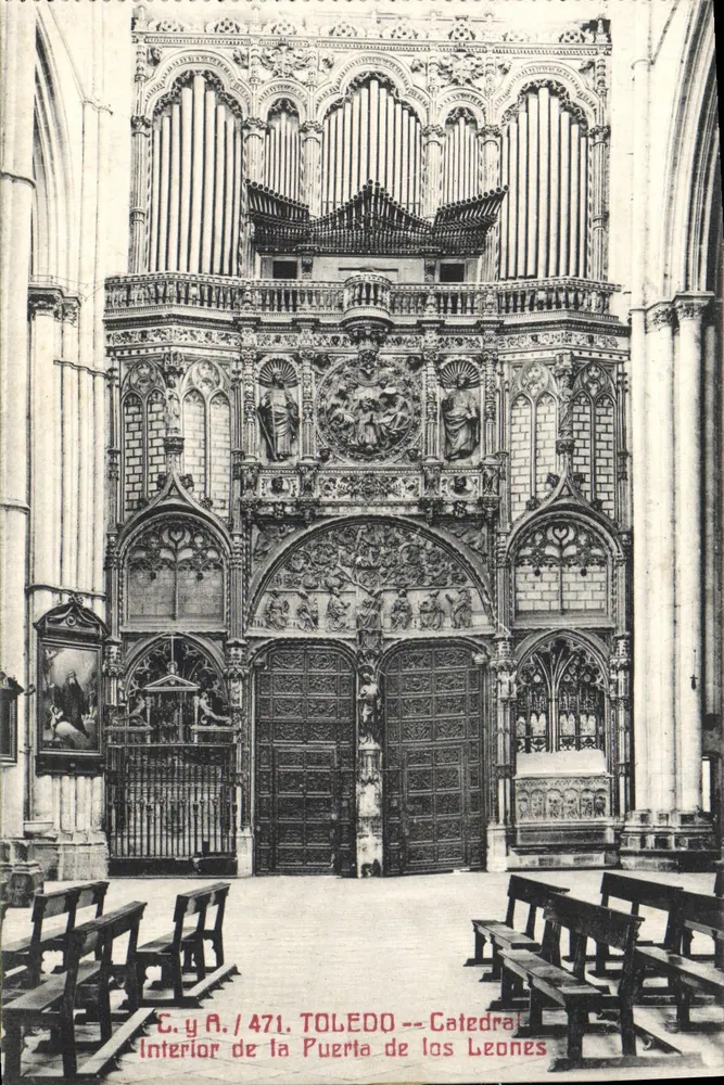 Toledo — Innenansicht der Puerta de los Leones — C. y A. / 471 - Vorderseite