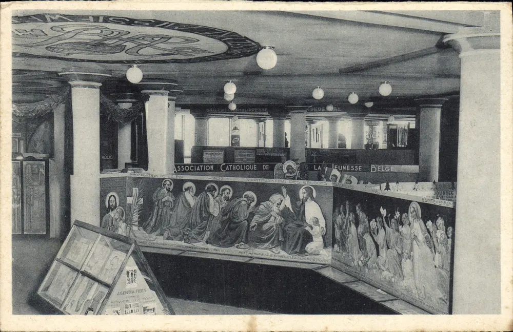Palast des katholischen Lebens — Ausstellung Brüssel 1935 — Arch. H. Lacoste, S.A.D.G. - Vorderseite