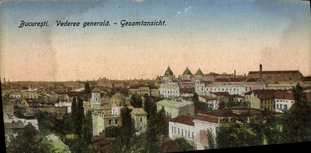 București — vue générale — éditeur România Cartă Postală - Awers