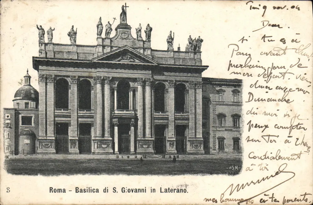 Roma - Basilica di S. Giovanni in Laterano — Verlag OSM, n° 8 - Vorderseite