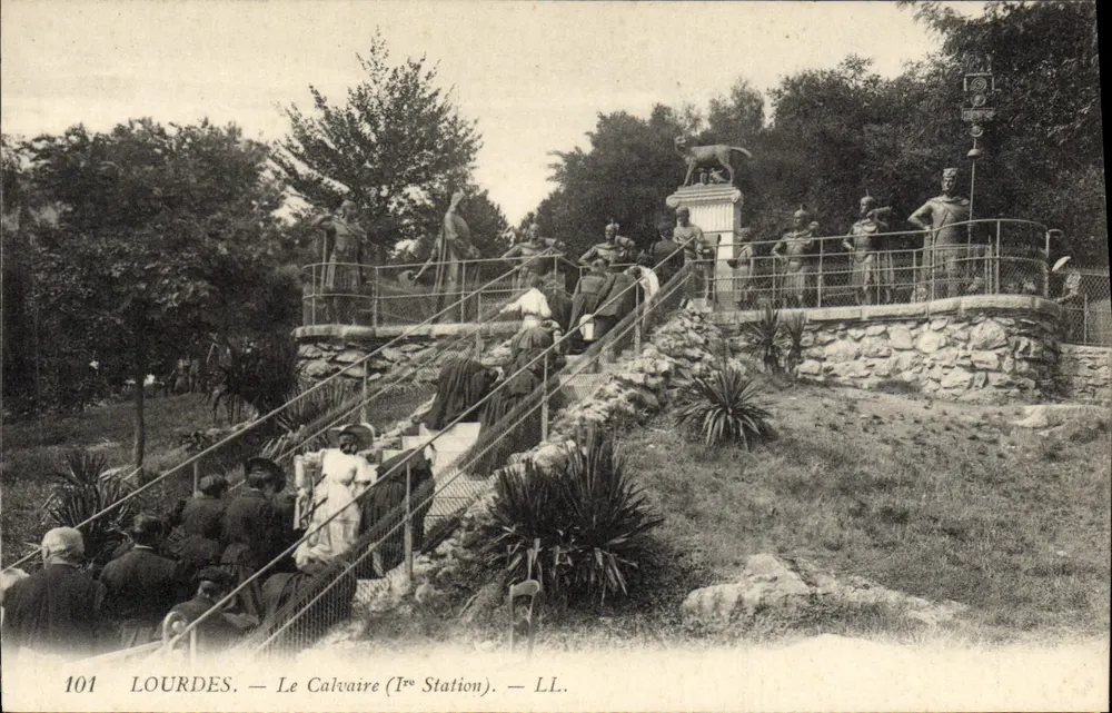 Lourdes — Der Calvary (1. Station) — LL. - Vorderseite