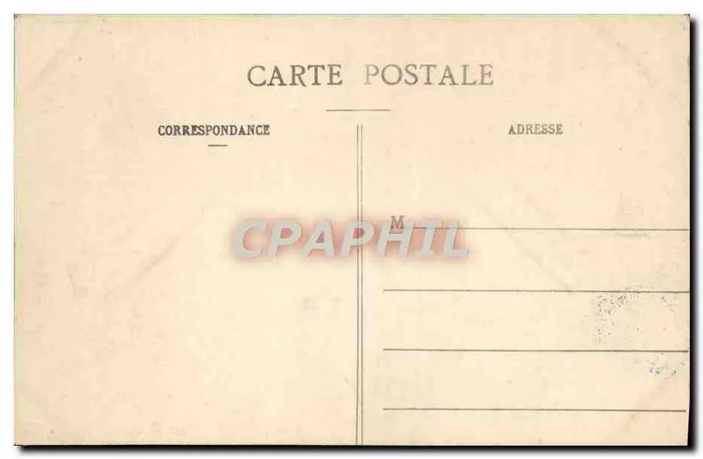 Domrémy — Geburtsort von Jeanne d'Arc und Statue von Mercié — Phototypie Paul Testart, Epinal - Rückseite