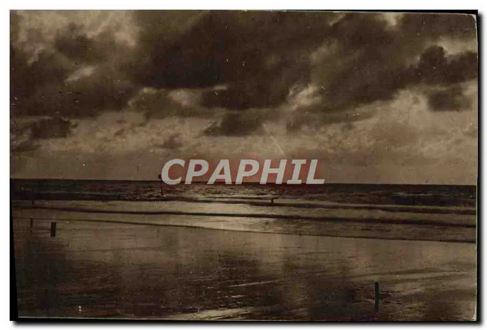 Praia sob um céu nublado — editor W. R. B. & Co. Viena, série 3059 - Frente