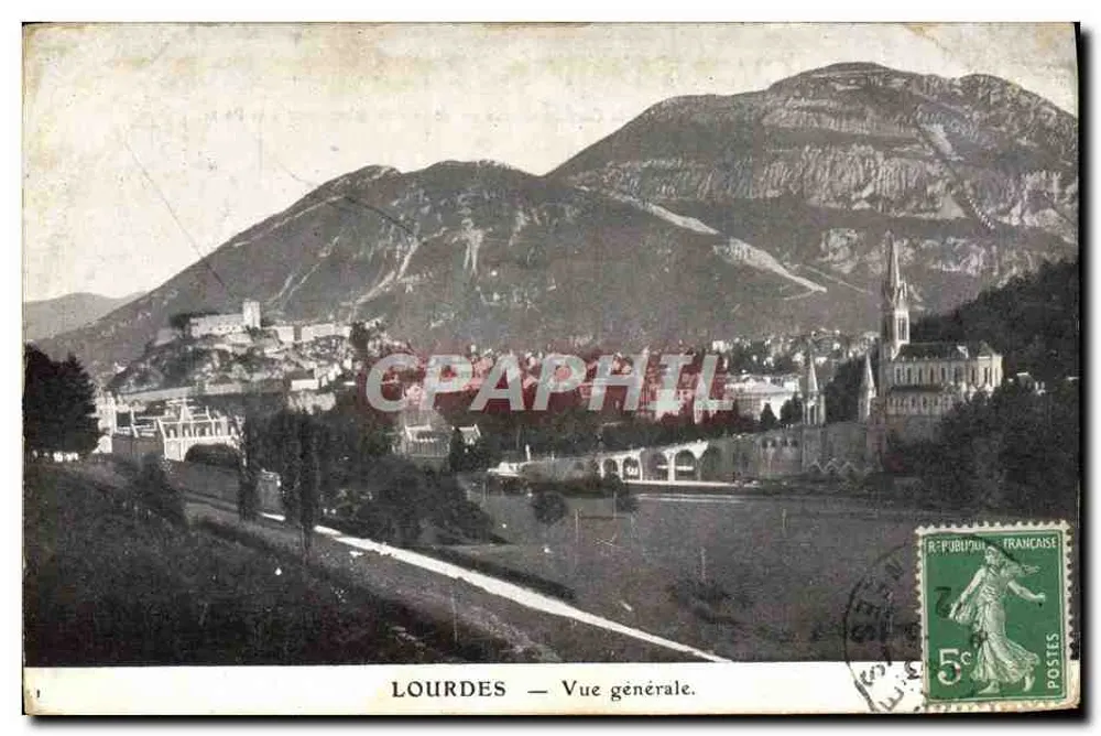 Lourdes — Visão geral. — Editor não visível, número de série não legível. - Frente