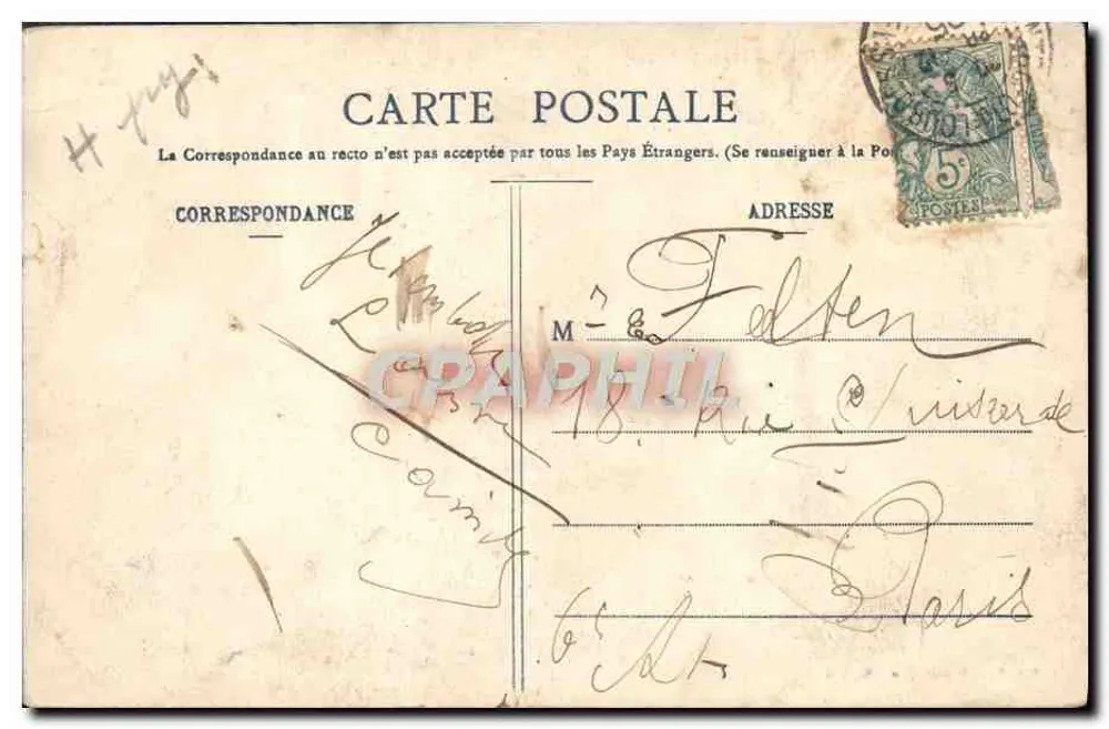 Lourdes - Vista geral do Forte — editor Pacaault, fot. Biarritz, n°4 - Verso