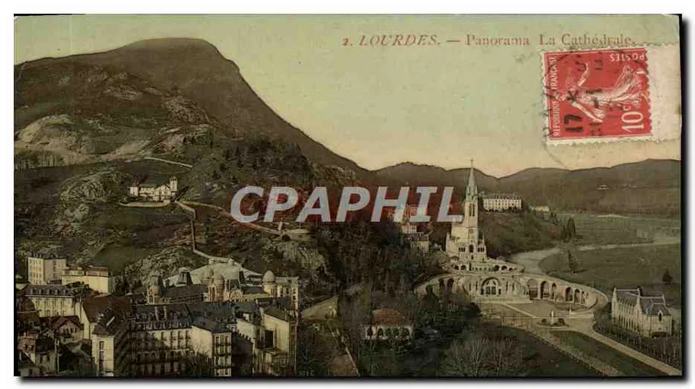 Lourdes — Panorama da Catedral — editor Lourdes - Frente