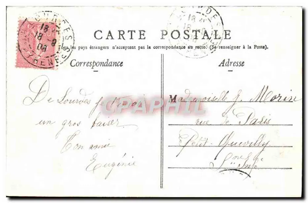 Lourdes — Gruta de N.-D. de Lourdes — Viron, fot.-edit. Lourdes - Verso