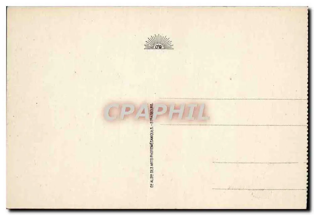 Saint-Lourdes — Der Calvary (8. Station). Jesus tröstet die Töchter Jerusalems — Verlag: Cie Alde des Arts Photomécaniques, Straßburg - Rückseite