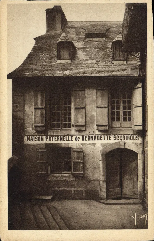 Vaterhaus von Bernadette Soubirous — Lourdes — Edition E. Quinault - Vorderseite
