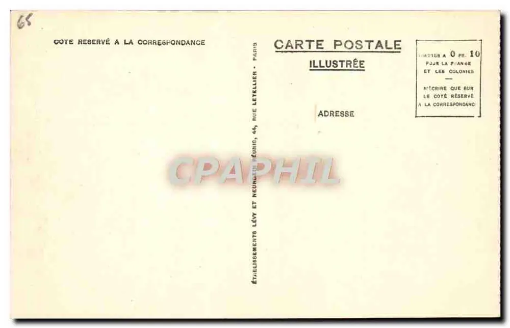 LOURDES - A Basílica — vista panorâmica com montanhas nevadas — LL, n° 196 - Verso