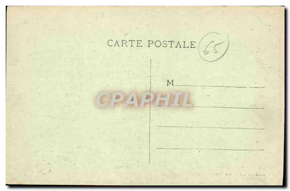 Lourdes — A Gruta — Editora: Les Pyrénées, n° 62 - Verso