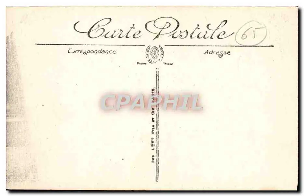 Lourdes — A Gruta — LL - Verso