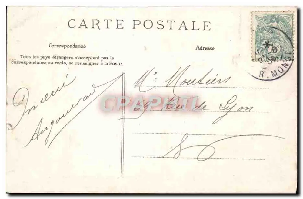 Bois de Boulogne — Le Lac Supérieur — C L C — n°502 - Rückseite