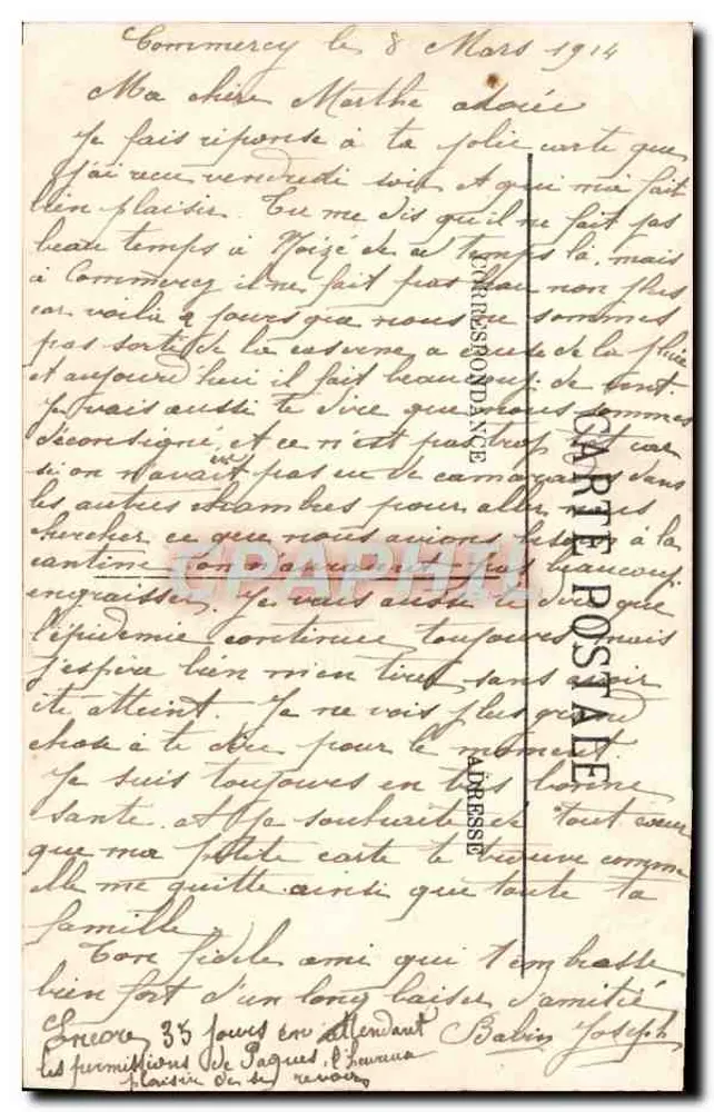 ÉPERNAY — O Teatro — Edição das Novas Galerias - Verso